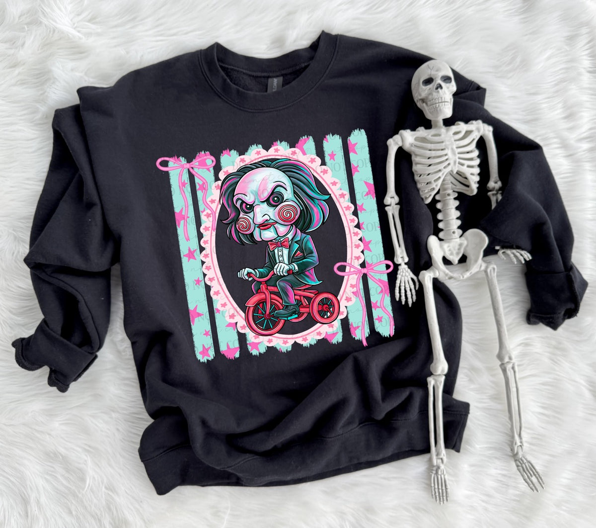 Preppy horror Billy the puppet-DTF&UV