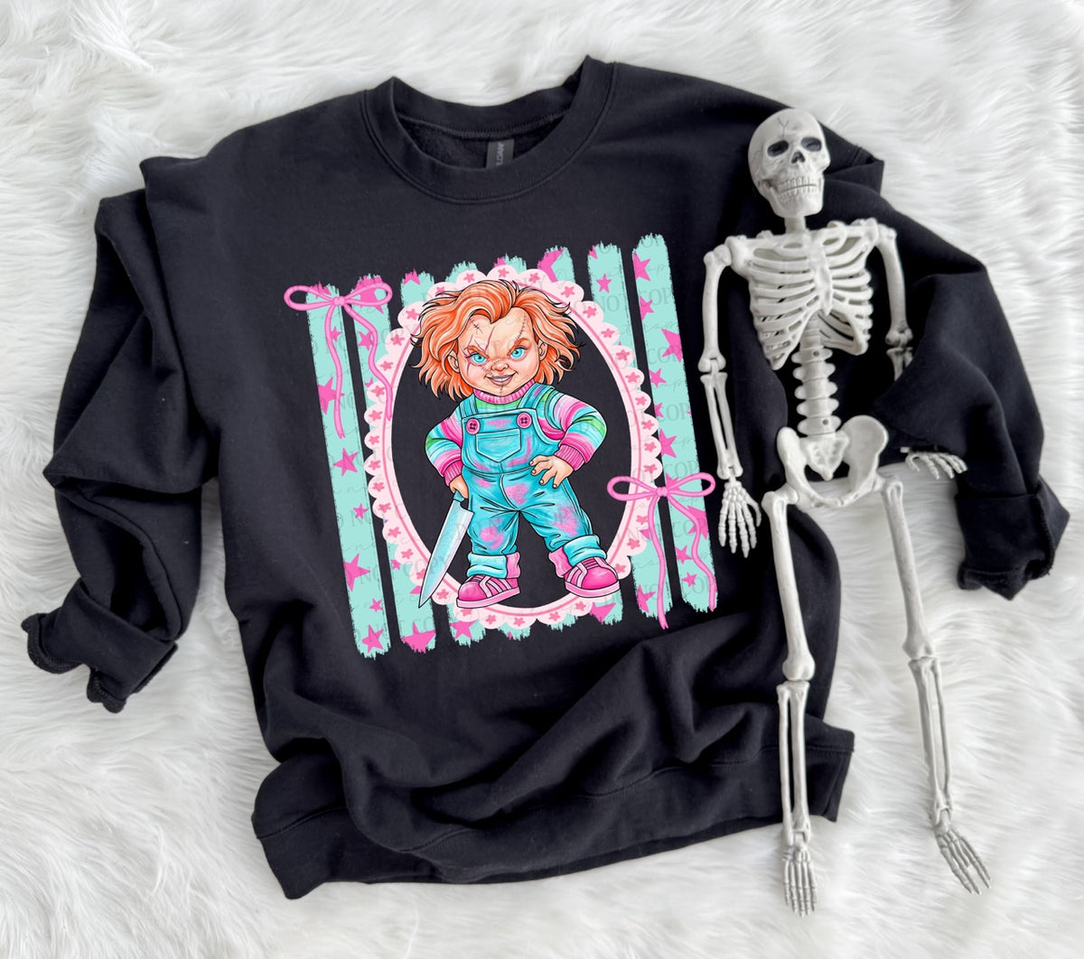 Preppy horror Chucky-DTF&UV