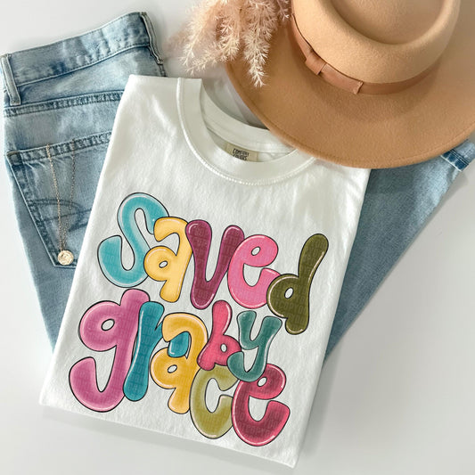 Saved By Grace - DTF