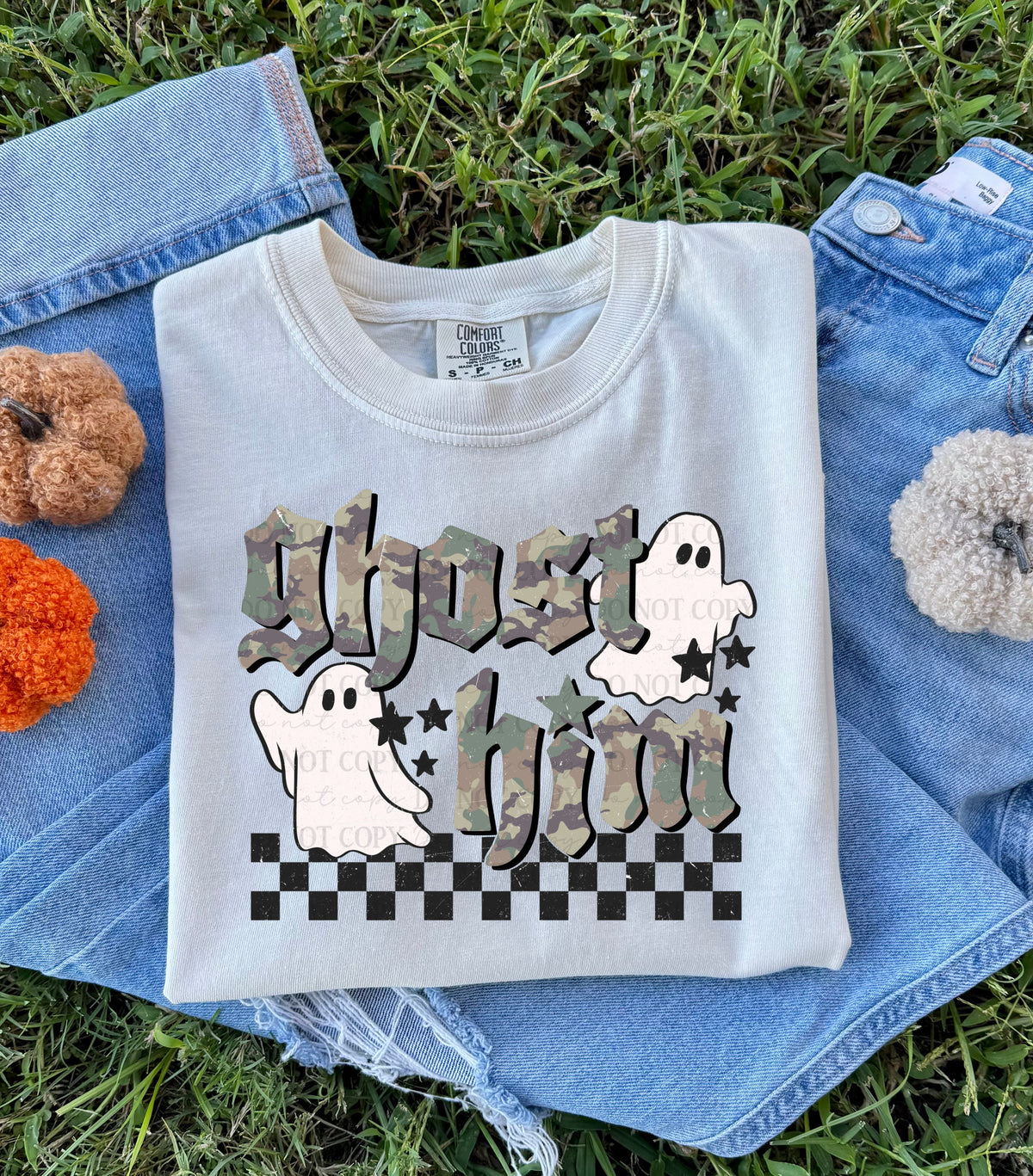 Ghost him camo-DTF&UV