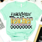 Teaching Titles Pencil Checkered (DROPDOWN) - DTF