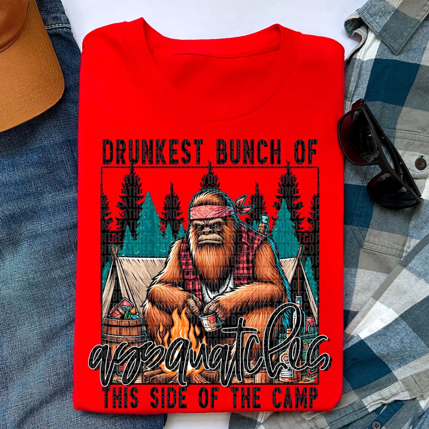 Drunkest Bunch Of Assquatches - DTF