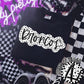 Broncos Black And White Polka Dot Faux Stitch - DTF