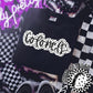 Colonels Black And White Polka Dot Faux Stitch - DTF