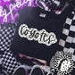 Coyotes Black And White Polka Dot Faux Stitch - DTF