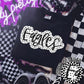 Eagles Black And White Polka Dot Faux Stitch - DTF