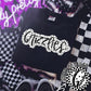 Grizzlies Black And White Polka Dot Faux Stitch - DTF