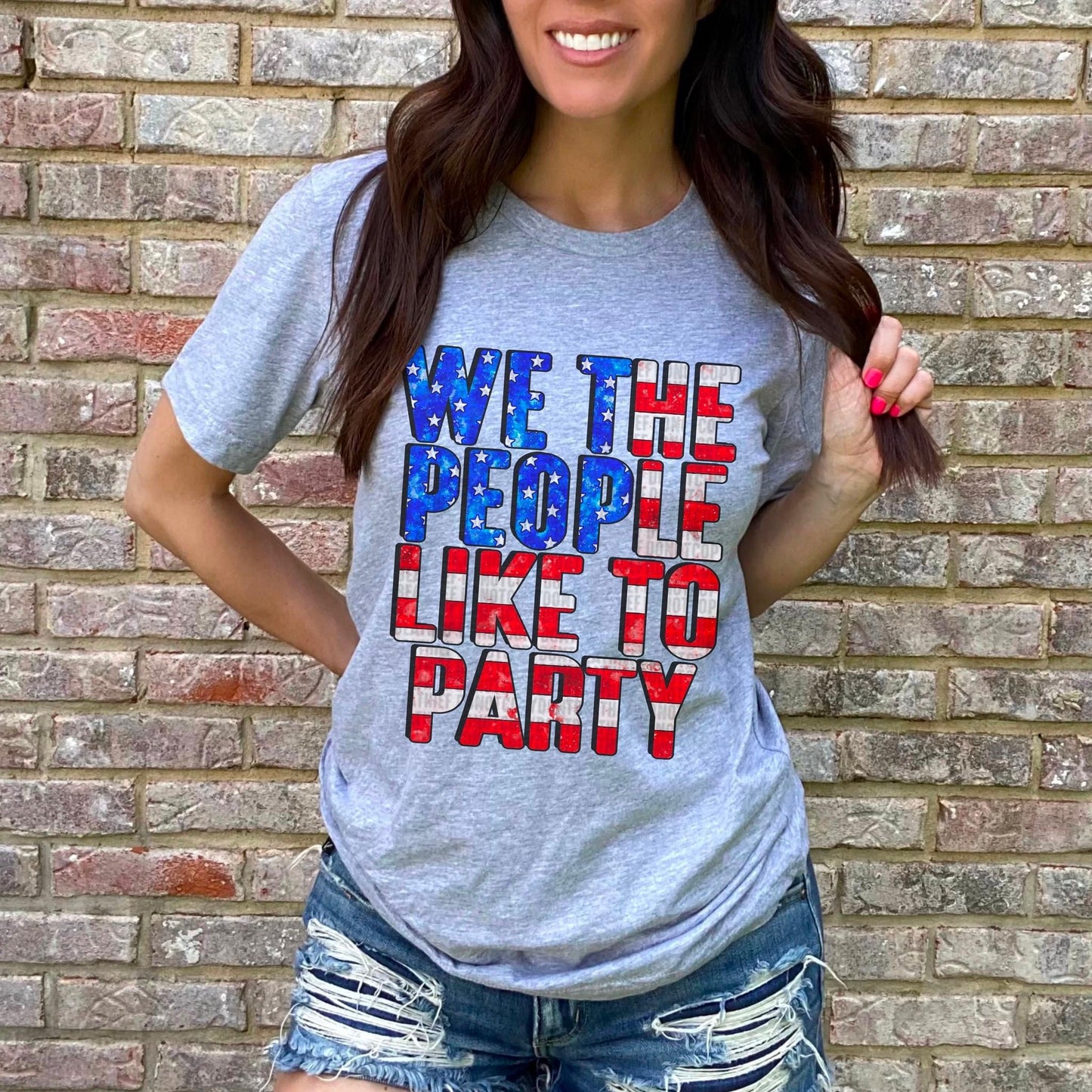 We The People Like To Party Flag - DTF