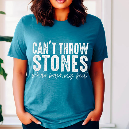 Can’t throw stones while washing feet white - DTF