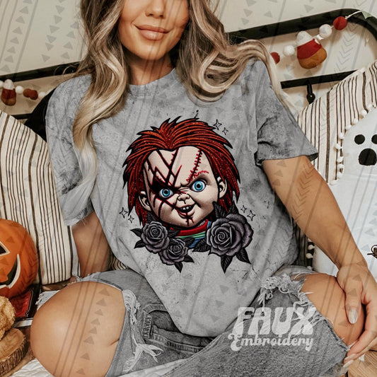 Chucky Faux Embroidery - DTF