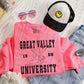 Great Valley University Blk - DTF