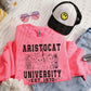 Aristocat University Blk - DTF