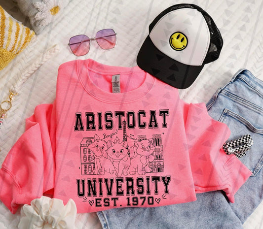 Aristocat University Blk - DTF