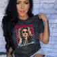 Material Girl Pink Checkered - DTF