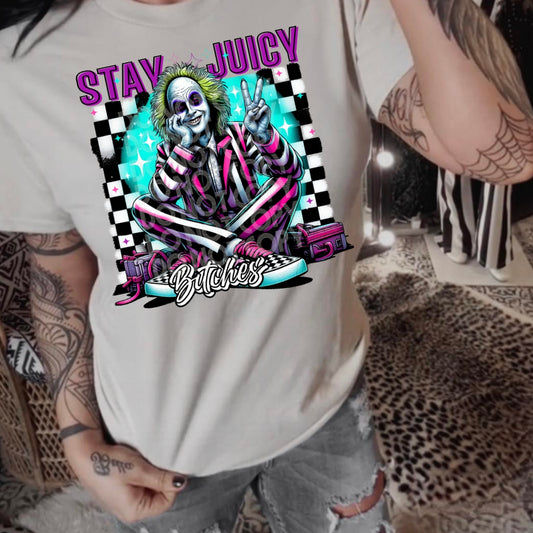 Stay Juicy Checkered - DTF