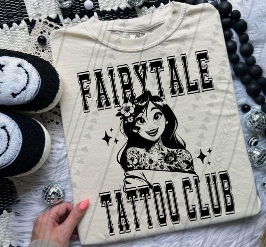 Fairytale Tattoo Club Mulan - DTF