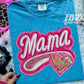 Pink Varsity Mama Basketball And Football - DTF