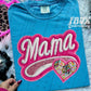Pink Varsity Mama Soccer - DTF