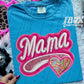 Pink Varsity Mama Volleyball And Basketball - DTF