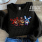 Freddy And Co Faux Embroidery Blk - DTF