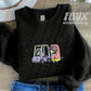 Grannies And Co Faux Embroidery Blk - DTF