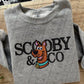 Scooby And Co Faux Embroidery Blk - DTF