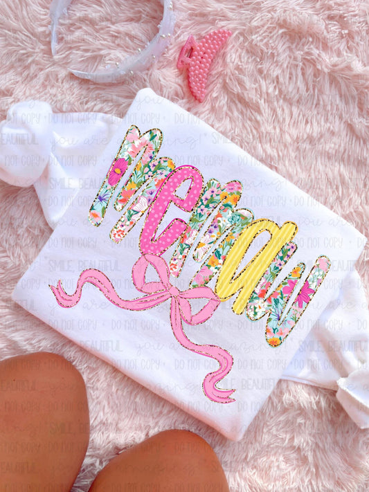 Floral Memaw - DTF&UV