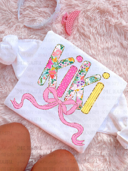 Floral kiki-DTF&UV