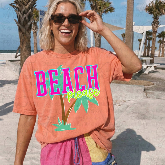 Beach Please- DTF&UV