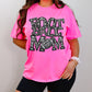 Football mom silver faux sequin-DTF