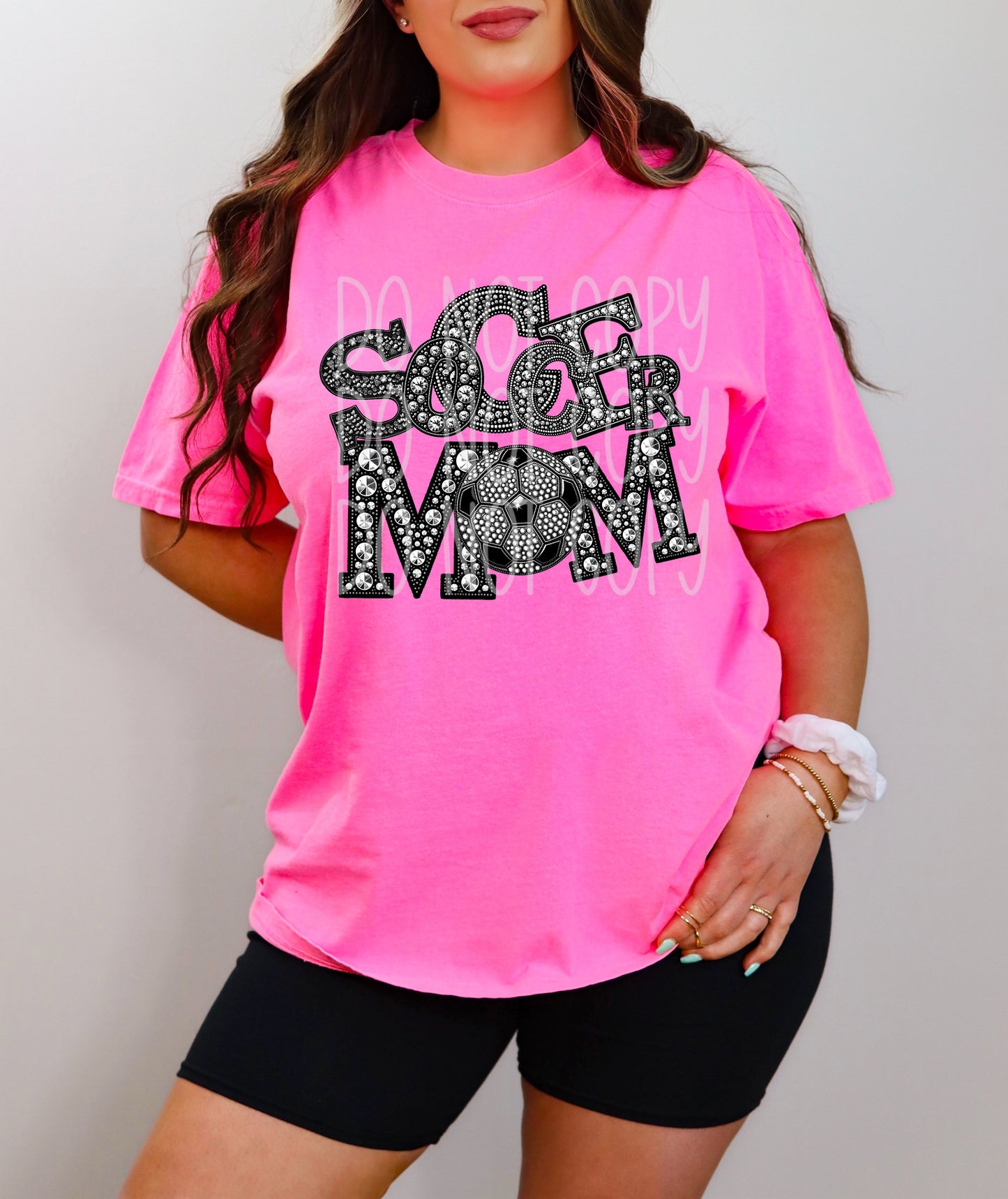 Soccer Mom faux sequin-DTF