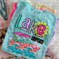 Lake LIfe colorful boat waves sun- DTF&UV