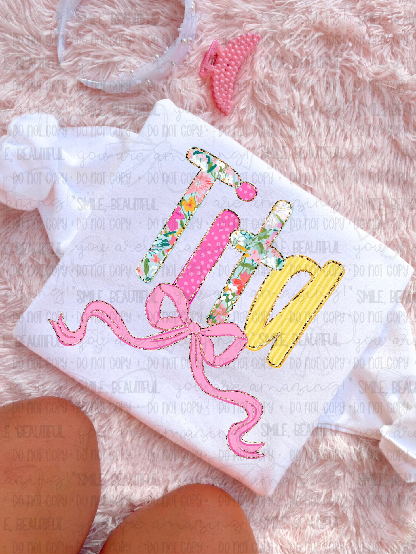 Floral tita -DTF &UV