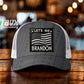 Let’s Go Brandon Blk/Wht Faux Hat Patch - DTF