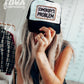 Somebody’s Problem Faux Hat Patch - DTF