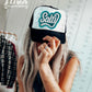 Salty Teal Faux Hat Patch - DTF