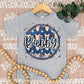 Bubby Leopard Baseball Heart Background -DTF