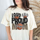 Loud And Proud Basketball Bluejays Faux Embroidery Sequin Leopard -DTF