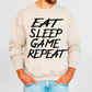 Eat Sleep Game Repeat-DTF
