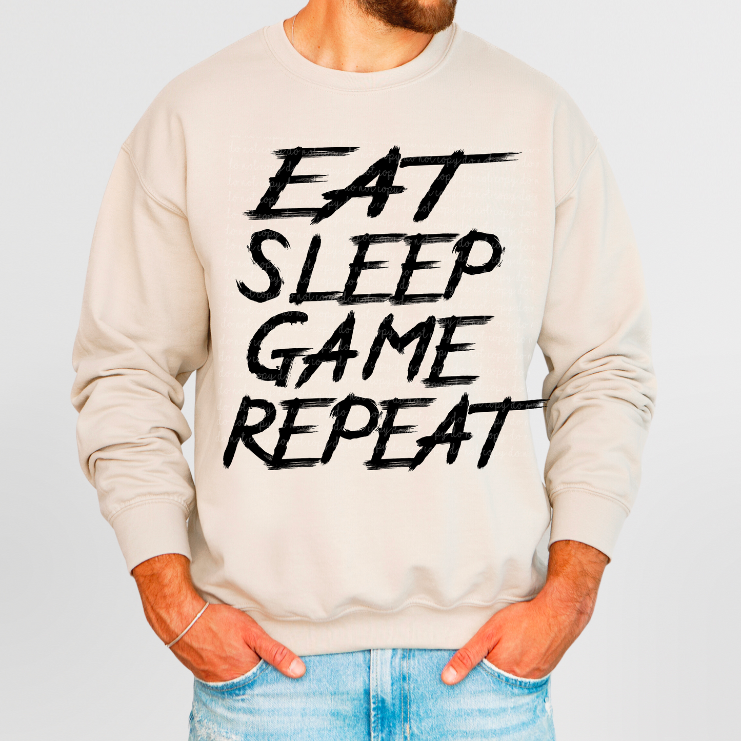 Eat Sleep Game Repeat-DTF