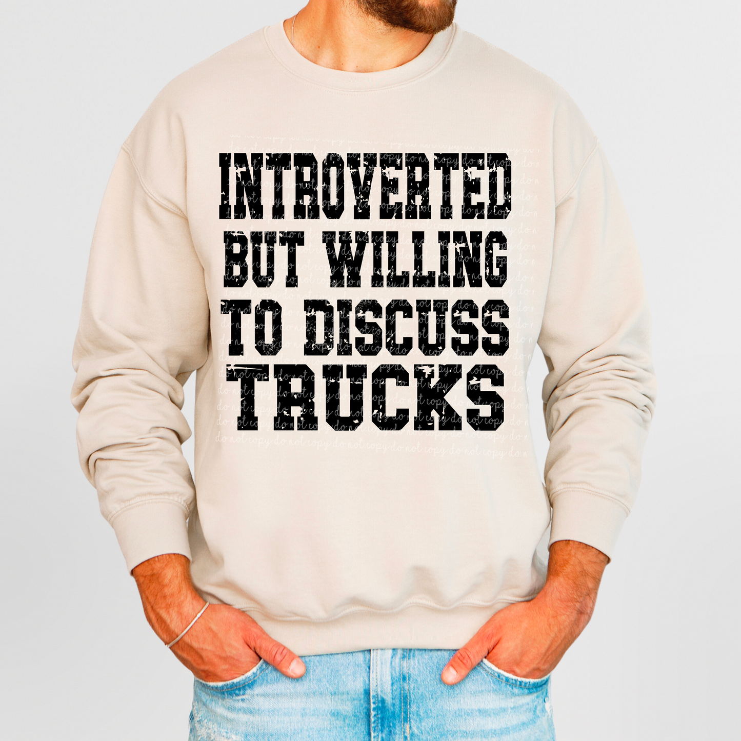 Introverted but we can discuss Trucks-DTF