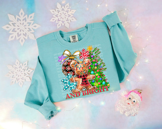 Merry and Bright (girl)-DTF&UV