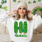 Shamrock Leopard Faux Embroidery States (ALL STATES)-DTF