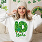 Shamrock Leopard Faux Embroidery States (ALL STATES)-DTF