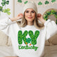 Shamrock Leopard Faux Embroidery States (ALL STATES)-DTF