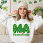 Shamrock Leopard Faux Embroidery States (ALL STATES)-DTF