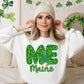 Shamrock Leopard Faux Embroidery States (ALL STATES)-DTF