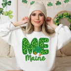 Shamrock Leopard Faux Embroidery States (ALL STATES)-DTF