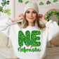 Shamrock Leopard Faux Embroidery States (ALL STATES)-DTF
