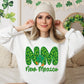 Shamrock Leopard Faux Embroidery States (ALL STATES)-DTF